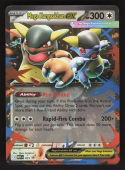 Mega Kangaskhan ex 025 Pokemon TCG ME: Mega Evolution Promo NM - Image 1