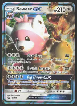 Bewear GX SM34 Promo Pokemon TCG SM Promos NM - Image 1