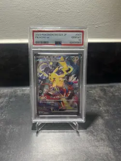 Pikachu ex PSA 10 001/030 Yokohama World Championship WCS23 Japanese Pokemon - Image 1