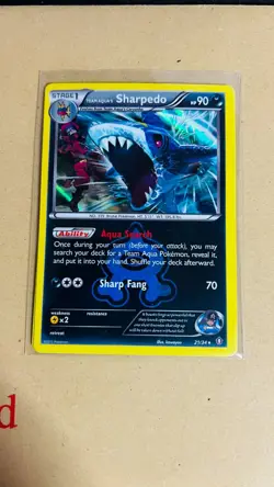 Team Aqua's Sharpedo | Holo Rare | 21/34 | (NM) Near Mint | Pokemon - Image 1