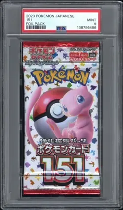 PSA 9 - GRADED 151 BOOSTER PACK - SV2a JAPANESE - MEW - POKEMON - Image 1