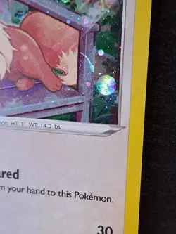 Pokemon TCG Eevee Sword & Shield SWSH175 Cosmos Holo Promo Half HD SWIRL NM/MT - Image 2