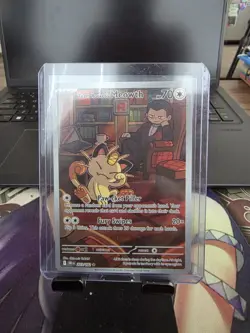 Team Rocket's Meowth #203 Pokemon Destined Rivals/ Glory of Team Rocket #109 - Image 2