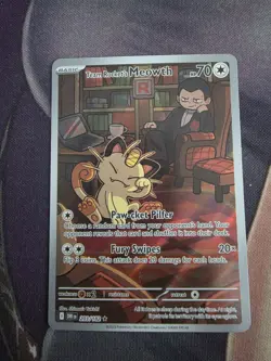 Team Rocket's Meowth #203 Pokemon Destined Rivals/ Glory of Team Rocket #109 - Image 3