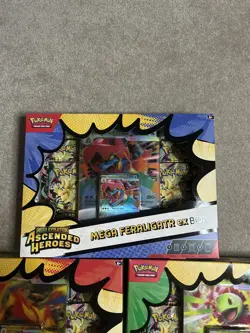 Pokemon TCG Ascended Heroes - Set Of 3 EX Boxes - Meganium, Emboar & Feraligator - Image 3
