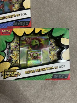 Pokemon TCG Ascended Heroes - Set Of 3 EX Boxes - Meganium, Emboar & Feraligator - Image 4