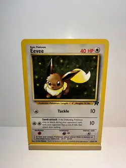 Eevee 55/82 Common Team Rocket Pokemon Lightly Played - Image 1