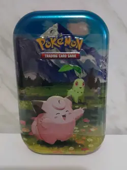 Pokemon Ascended Heroes Mini Tin Clefairy & Chikorita New Sealed - Image 1