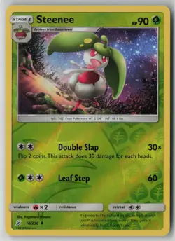 Steenee 18/236 Pokemon Unified Minds Uncommon Reverse Holo Light Play 1 - Image 1