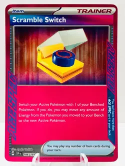 Pokemon Scramble Switch 186/191 Surging Sparks Scarlet & Violet ACE SPEC Rare - Image 2