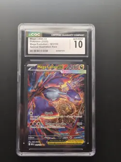 Pokemon TCG Mega Latias EX Sir 181/132 Mega Evolution Card CGC 10 - Image 1