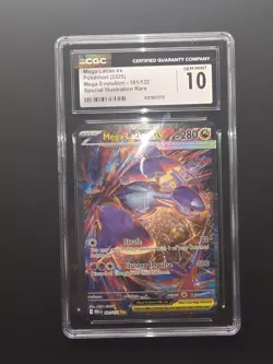 Pokemon TCG Mega Latias EX Sir 181/132 Mega Evolution Card CGC 10 - Image 3