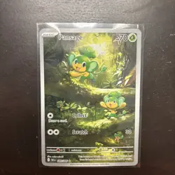 Pansage 089/086 - Black Bolt Holo Illustration Rare Card - Image 1