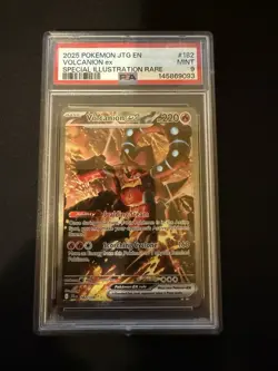 Pokemon TCG Volcanion EX SIR Card Journey Together 182/159 Sir PSA 9 - Image 1