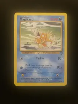 Magikarp LP Base Set 50/130 Pokemon Card Unlimited WOTC 1999 - Image 1