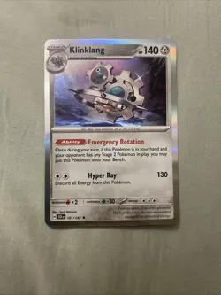 Klinklang 101/142 Holo Rare Stellar Crown Pokemon TCG - Pack Fresh Near Mint NM - Image 1