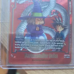 Fortuneteller Baba SB01-049 Alternate Art Manga Booster 01 Dragon Ball Card Eng - Image 2