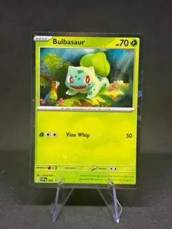 Bulbasaur - SVP046 - Pokemon Scarlet & Violet Promo Ultra Rare Holo Card LP - Image 1