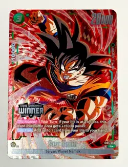 Dragon Ball Fusion World - Son Goku - FB05-053 Tournament Pack Winner Foil Card - Image 1