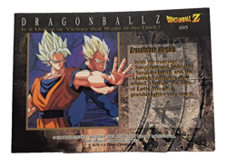 Carte Dragon Ball Z DBZ Trading Cards Chromium 96 Amada 1996 Satan Pan Goku Foil - Image 2
