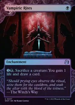 Vampiric Rites - Foil - MTG Cards Shop - Image 1