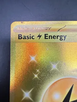 Pokemon TCG Basic Lightning Energy Scarlet Violet-Base, Secret Rare Card 257/198 - Image 3