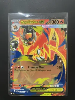 Mega Embroar EX 031/217 - Illustration Rare - Ascended Heroes Pokemon Card NM/M - Image 1