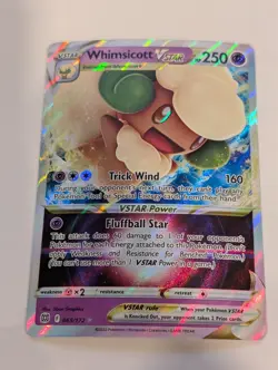 Whimsicott VSTAR 065/172 Brilliant Stars Pokemon Holo Foil Nice! - Image 1