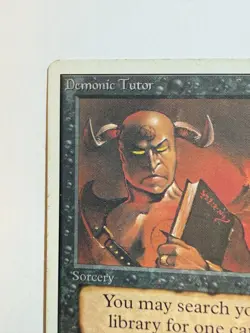 Magic: The Gathering - MTG - Demonic Tutor - Unlimited - Rare - English - LP - Image 3
