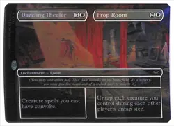 Dazzling Theater - Borderless - Foil - 334 - Duskmourn: House of Horror (DSK) - Image 1
