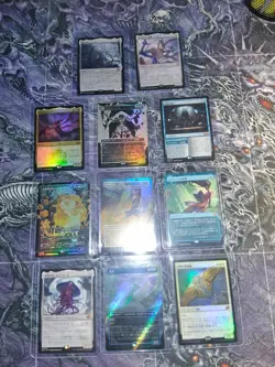 MTG Random Japanese Lot With Rhystic Study And Others Foils And Non - Image 1