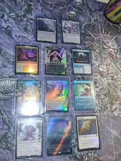 MTG Random Japanese Lot With Rhystic Study And Others Foils And Non - Image 2