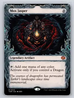 Mox Jasper (Showcase) 325 Mythic Tarkir: Dragonstorm Magic: The Gathering NM - Image 1