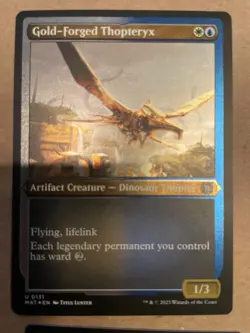 Gold-Forged Thopteryx - March of the Machine: The Aftermath #131 - Foil - Image 1