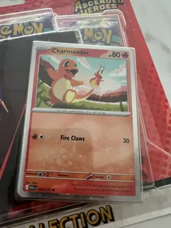 Pokemon TCG: Mega Evolution Ascended Heroes Tech Sticker Collection (Charmander) - Image 3