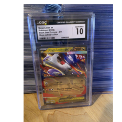CGC 10 Mega Latias EX Black Star Promos 011 Black Star Promo Holo Eng 2025 - Image 1