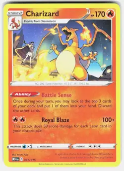 Charizard 001/015 Promo McDonald's Promos 2024 Pokemon Lightly Played - Image 2