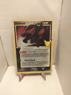 25th Anniversary Pokemon TCG Celebrations Collection Umbreon Gold Star 17/17 NM - Image 1