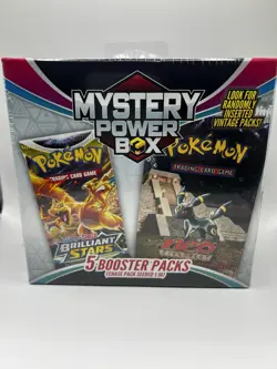 Pokemon Mystery Power Box Chase Pack Seeded 1:10 (5 Booster Packs) NEW SEALED - Image 1
