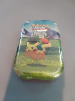 Pokemon Ascended Heroes Collectible Tin Pikachu Tepig NEW FACTORY SEALED - Image 1
