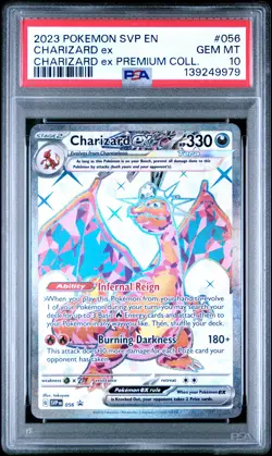 Charizard EX 056 Premium Collection Svp En-sv Black Star Promo Pokemon PSA 10 - Image 1