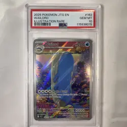 Pokemon TCG PSA 10 Wailord Sv09: Journey Together Illustration Rare 162/159 - Image 1