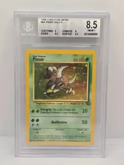 PINSIR 1999 Pokemon Jungle Holo #9 - BGS 8.5 - Image 1