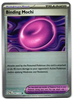 Binding Mochi 095/131 - Prismatic Evolutions Pokemon POKE BALL Reverse Holo - LP - Image 1