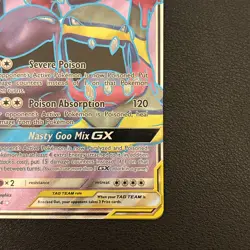 Pokemon TCG Muk & Alolan Muk GX (Full Art) 196/214 Sm-Unbroken Bonds Holo NM - Image 3