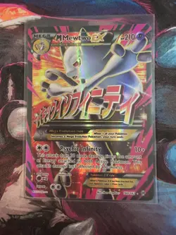 Pokemon TCG Breakthrough M Mega Mewtwo EX Full Art Ultra #160/162 LP - Image 2
