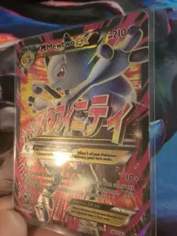 Pokemon TCG Breakthrough M Mega Mewtwo EX Full Art Ultra #160/162 LP - Image 3