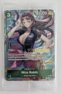 ONE PIECE EB03 Heroine Battle WINNER Promo Pack SEALED Robin Nami Bonney - Image 1