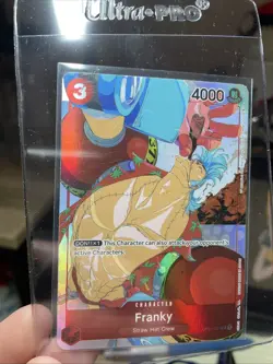 FRANKY! Holo Alt Art Rare One Piece TCG Gift Collection 2023 OP01-021, CGC - Image 1