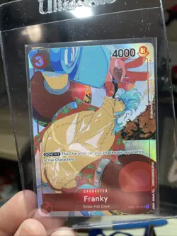 FRANKY! Holo Alt Art Rare One Piece TCG Gift Collection 2023 OP01-021, CGC - Image 3